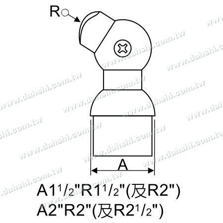 Boyut: Paslanmaz Çelik Yuvarlak Boru Korkuluk Dikey Direk Ayarlanabilir Bağlantı Desteği